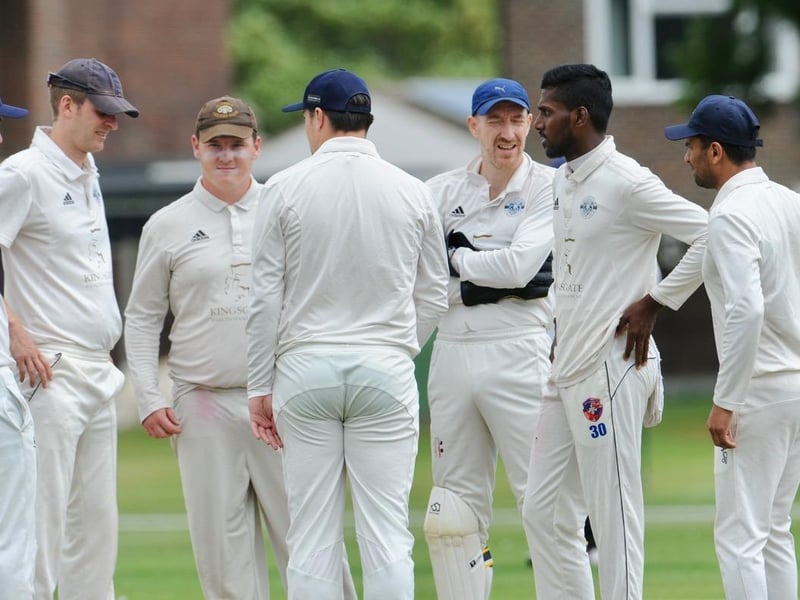 Action between Littlehampton CC and Slinfold CC in Division 3 West of the Sussex Cricket League