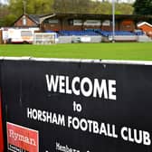 Horsham YMCA FC's ground at Gorings Mead, Horsham. Pic Steve Robards