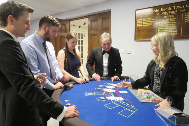 Guests at the Blackjack table