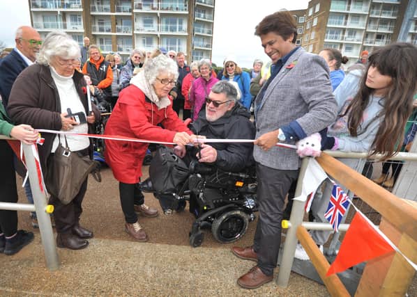 The soft opening of Bexhill Beach Garden on November 9 2024.