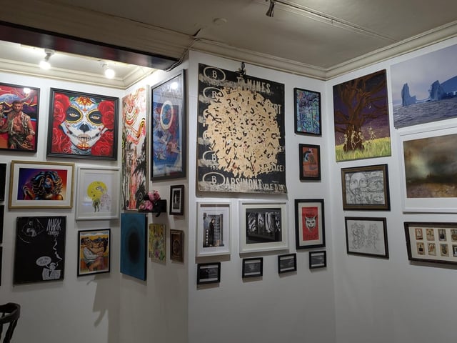 The Toad in the Hole's Dark Fest art gallery