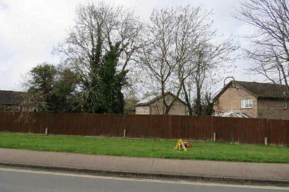 The proposed site of the new 5G mast in Jackdaw Lane, Littlehaven