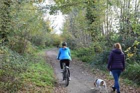 Visitors to the Cuckoo Trail are being advised that sections of the popular trail will be closed in June and July. Picture: Wealden District Council