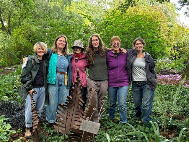 The garden team. Pic by John Glover