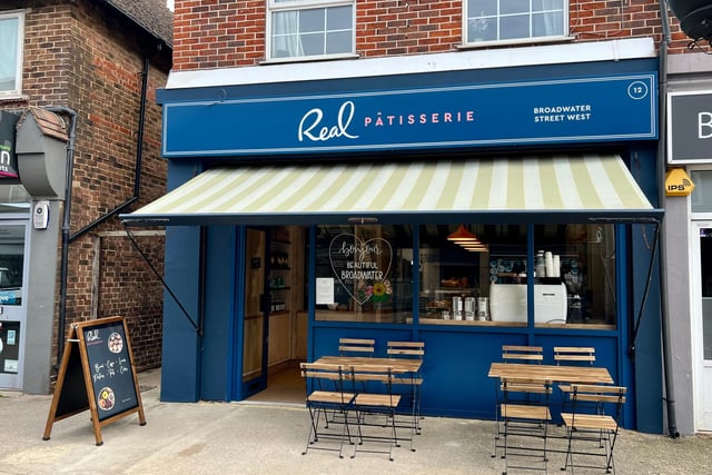 Real Patisserie opened its first Worthing branch today, at Broadwater Street West in Broadwater