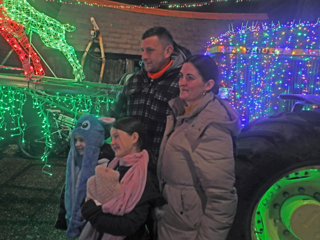 The Christmas Tractor Run 2024 leaving Hastings Old Town on December 21. Photo by Roberts Photographic.