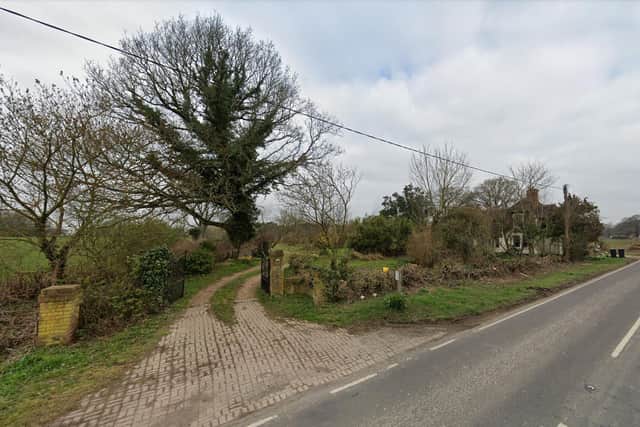 DM/23/0153: Little Abbotsford, Isaacs Lane, Burgess Hill. Application for approval of Reserved Matters following outline approval DM/19/3234 for the erection of nine dwellings relating to Appearance, Landscaping, Layout and Scale. (Photo: Google Maps)