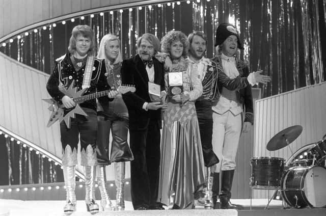 ABBA win Eurovision, April  6 1974 © PA Photos  TopFoto