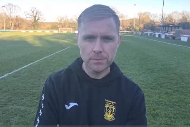 Mitch Hand is vowing to continue battling to turn around Littlehampton Town's fortunes | Picture by Colin Bowman