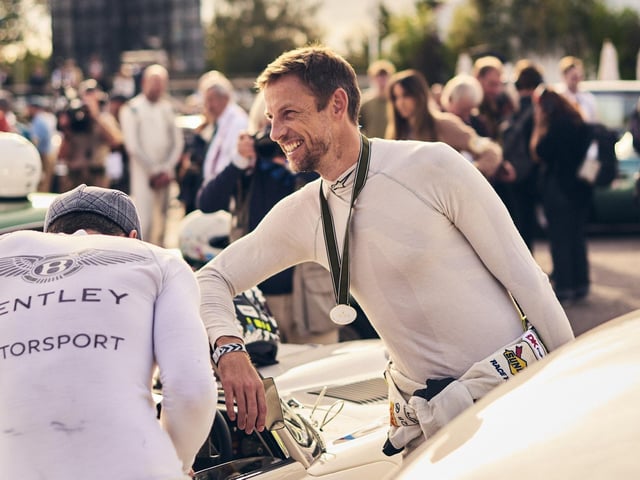 British race car driver Jenson Button