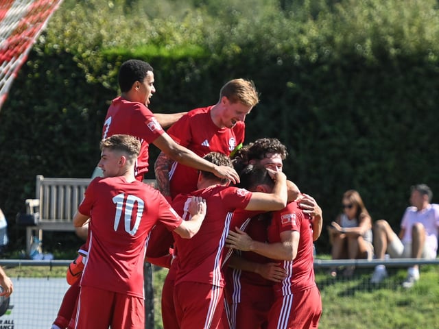 Action photos of Isthmian League Hassocks FC Vs Herne Bay FC : Hassocks FC v Herne Bay FC, Isthmian south east division
