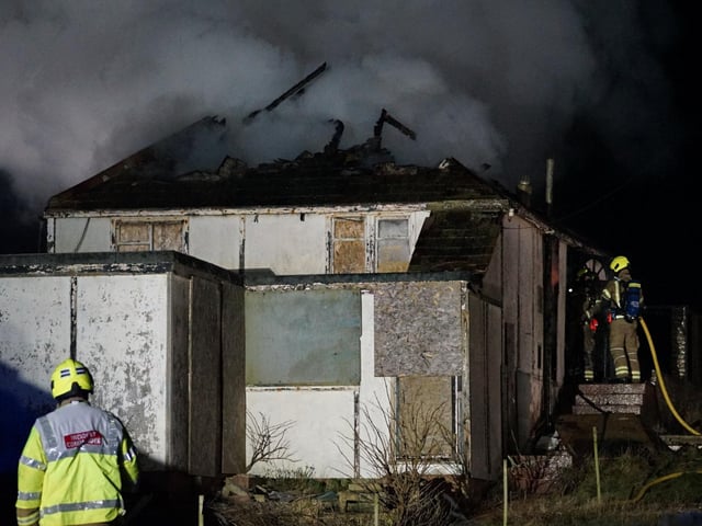 East Sussex Fire and Rescue Service were called to a fire at a property in Coast Road, Pevensey Bay at 11.50pm on Friday (January 10).