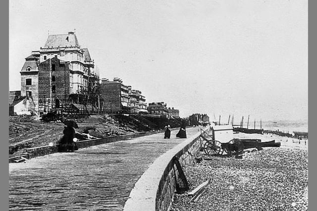 Eastbourne's  newly built promenade