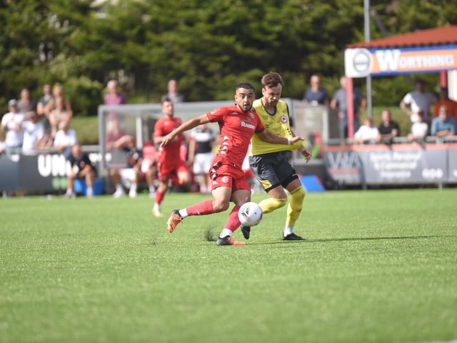 Images from Worthing v Eastbourne Borough in National South