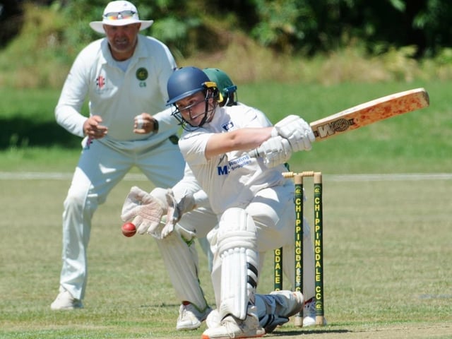 Action from Chippingdale v Broadwater CC in Division 4 West of the Sussex Cricket League