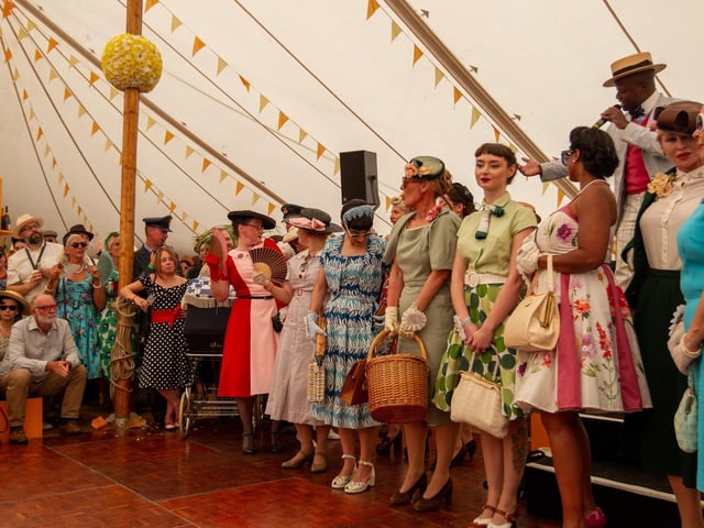 Glamour and high-octane racing at this year's Goodwood Revival.