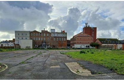 Union Place Car Park currently, sourced via Adur and Worthing planning portal