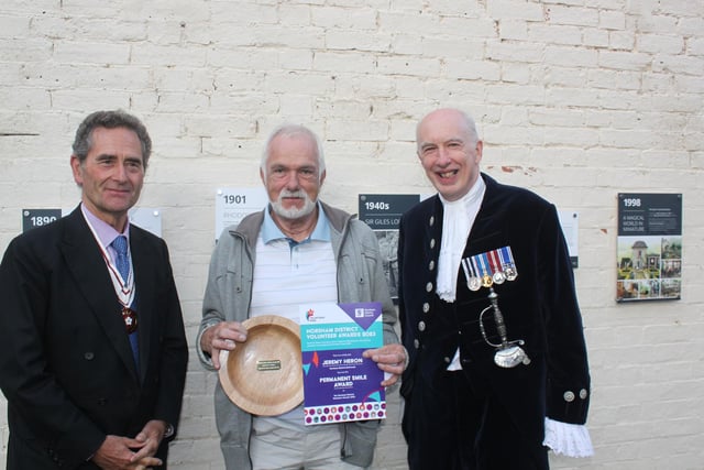 Permanent Smile Award goes to Jeremy Heron from Horsham District Befriends