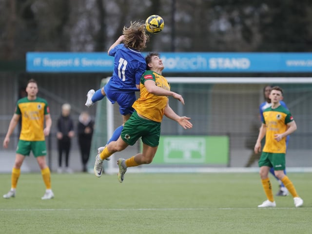 Isthmian Premier action from Horsham's dramatic home win over Wingate & Finchley on Saturday