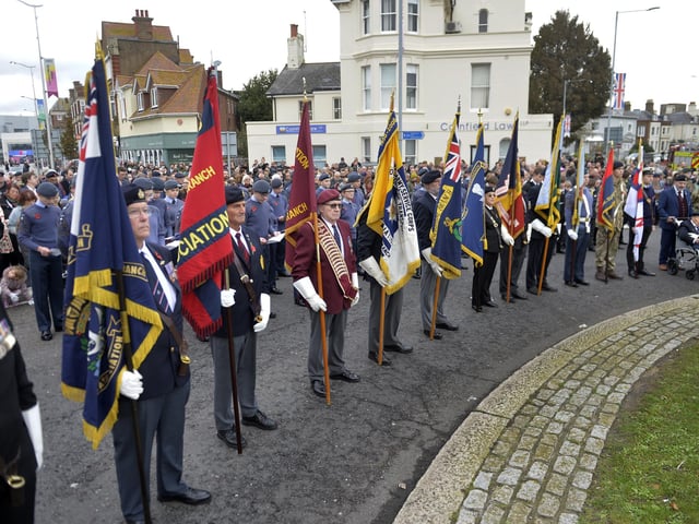 Eastbourne Remembrance Sunday Service (Photo by Jon Rigby)