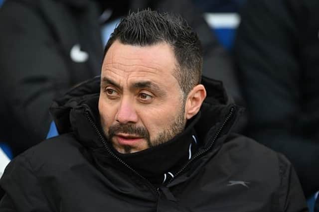 Brighton boss Roberto De Zerbi has steered his team to seventh in the Premier League table