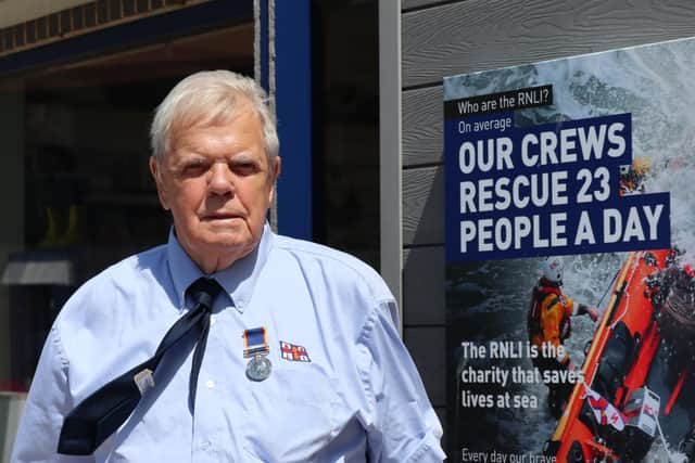 John Holden has been a keen supporter of the RNLI ever since his life was saved at sea at the age of 14. Picture: RNLI/Beth Brooks