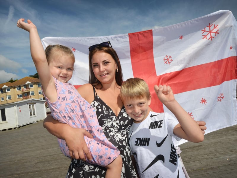 Piertown Hastings' big screen event England V Australia on August 16 2023.