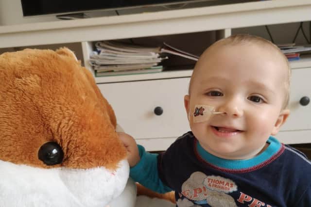 Gabriel Silva was diagnosed with a large tumour in his heart shortly after he was born, a condition that only five children in the UK have.