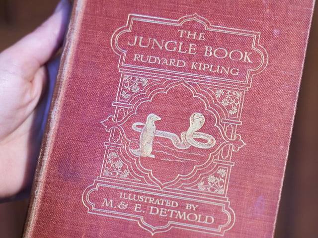 The Jungle Book by Rudyard Kipling (1865-1936). 1908 edition