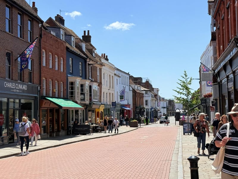 Chichester in the summer sun