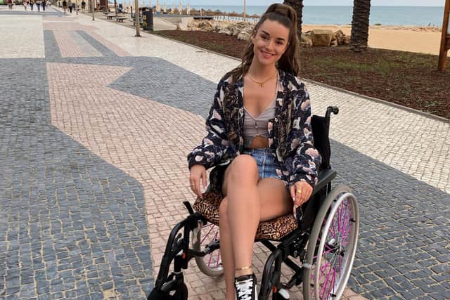 Disabled singer and influencer Alice Ella. Photo contributed