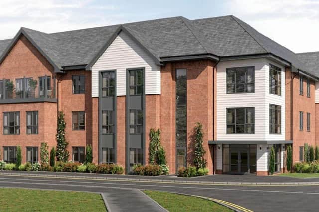 How the planned new care home - on the site of Horsham's former fire station in Hurst Road - could look