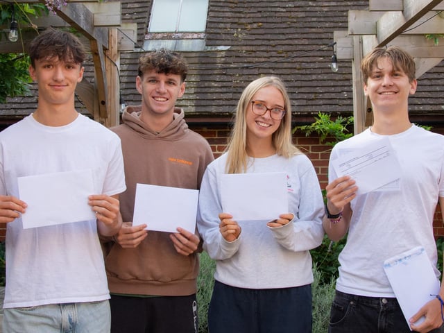 A-level results at Ardingly College, 2024
