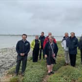 Secretary of State for the Environment Thérèse Coffey visits Chichester Harbour. Photo: Chichester Harbour Conservancy