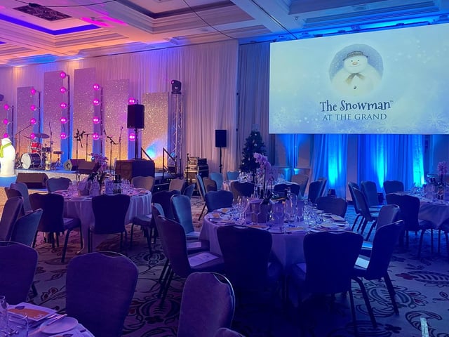 The scene at The Snowman at The Grand