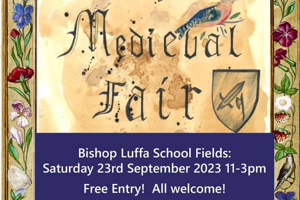 Free family fun at the Bishop Luffa Mediaeval Fair, Saturday 23 September