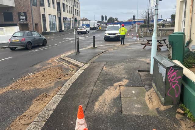 Southern Water apologised to customers in the Newlands Road area of Worthing. Photo: Eddie Mitchell