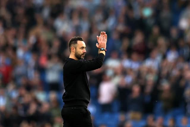 De Zerbi will look for his side to continue their form from last week’s dismantling of Chelsea, with the 4-1 win giving the Italian his first win as Brighton boss at his sixth attempt.