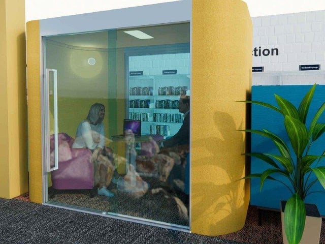 Worthing Library reopened in June 2021 after being closed for renovation for nine months