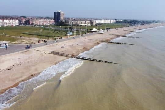 The family of a 71-year-old swimmer have thanked the lifeguard and members of the public who rescued her, after she got into difficulty close to the shore at Littlehampton. Photo: Eddie Mitchell