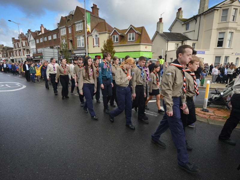 Eastbourne Remembrance Sunday on November 9 2025.