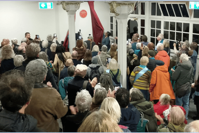 Supporters attend plaque unveiling in honour of Black History Month