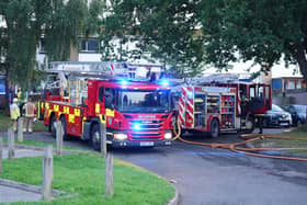 West Sussex Fire & Rescue Service attended to a ‘large fire’ in Crawley yesterday (Tuesday, September 5) evening. Pictures by Eddie Mitchell