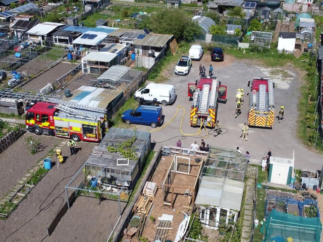 ‘No casualties’ have been reported following an ‘accidental’ shed fire in East Sussex, the fire service have confirmed.