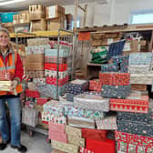 Link to Hope general manager Lisa Hector in the Ferring warehouse