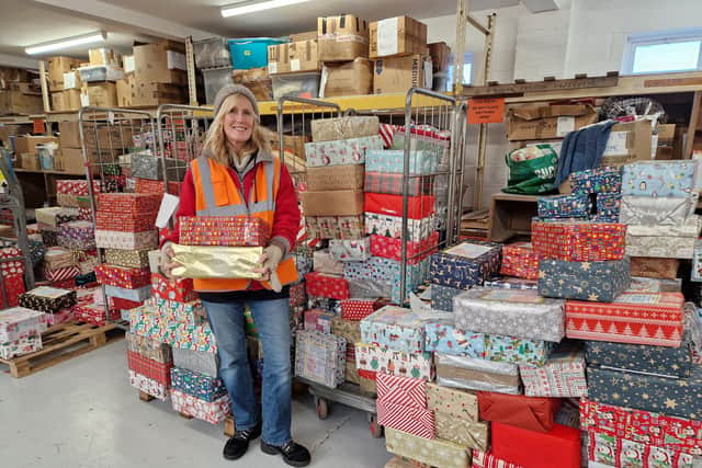 Link to Hope general manager Lisa Hector in the Ferring warehouse