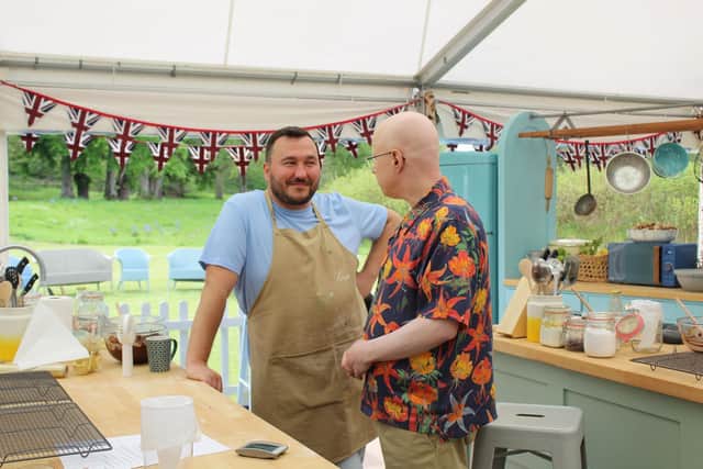 Great British Bake Off: East Sussex baker creates dessert compared to tanning lotion (photo from Channel 4)