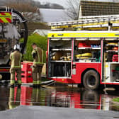 East Sussex Fire and Rescue Service were called at 10am on Tuesday, February 27, to reports of flooding affecting eight properties in Denton Road, Newhaven. Photo: Eddie Mitchell