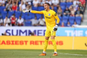 Goalkeeper Bart Verbruggen has revealed he can ‘live with’ Roberto De Zerbi’s rotation policy at Brighton & Hove Albion. Picture by Mike Stobe/Getty Images for Premier League