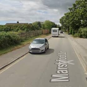 Marshfoot Lane, Hailsham, where the road traffic collision took place on Saturday, October 10. Photo: Google